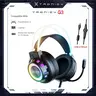 [Back to School] TAGRY TRONICX Immersive G3 Wired PC Gaming RGB Lighting Headset Gamer Gifts for him with 50mm Driver, Noise Cancelling Mic, USB-A with 7.1 Surround Sound, Control Box for PC/PS5 Console/Switch Dock Mode Gaming Console