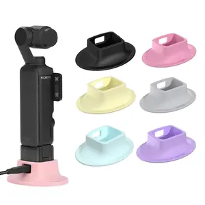 BRDRC Silicone Desktop Base for DJI Osmo Pocket 3, Non-slip Fixed Mount Stand for Selfie & Live Streaming, Tripod Stabilizer, Camera Expansion Accessories