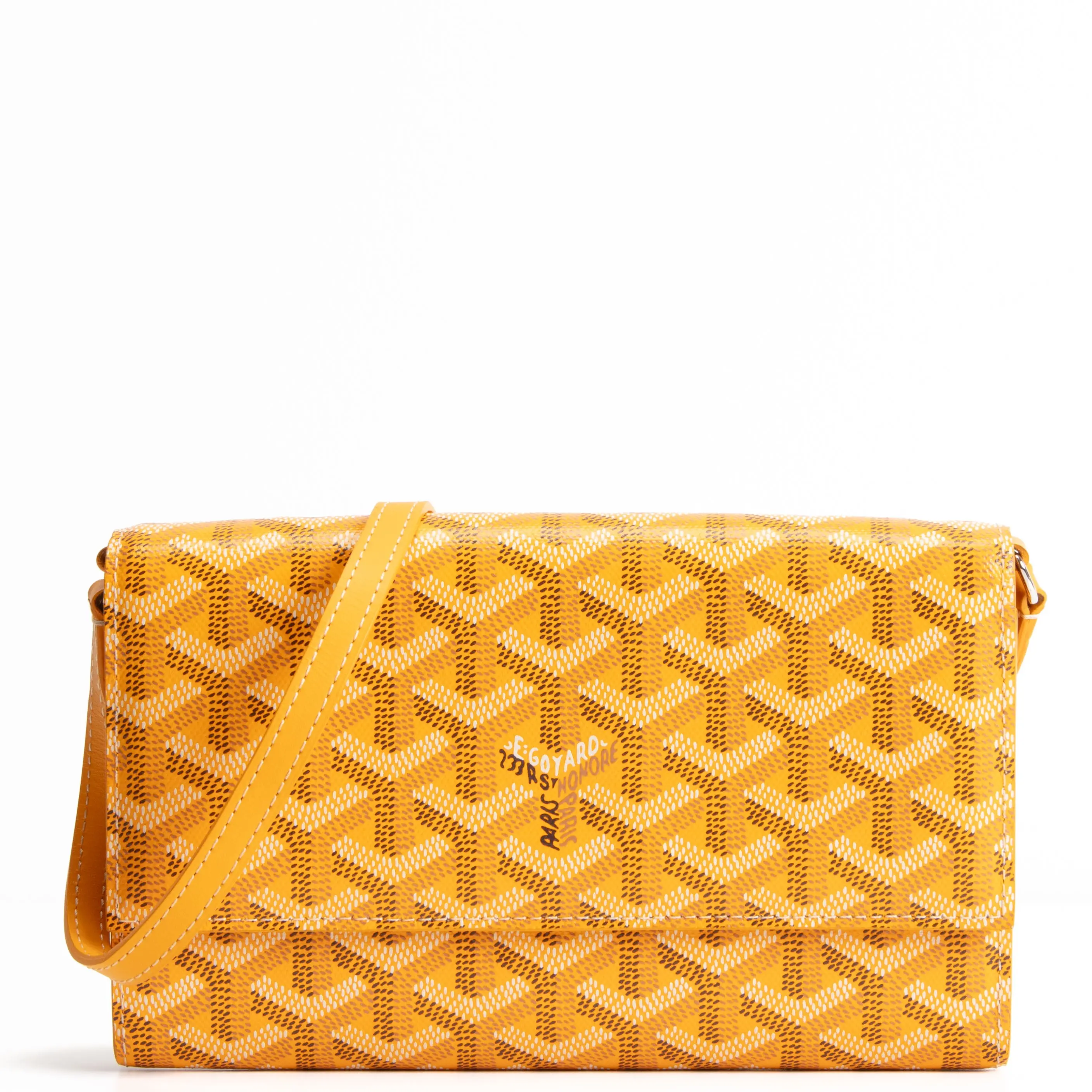Pre-owned Goyard Goyardine Coated Canvas Crossbody Bags Goyardine Varenne Continental Wallet w/ Strap