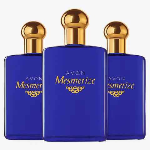 AVON Mesmerize Cologne 3.4 oz 3-Pack Gift Set for Men Long Lasting Woody Spicy Fragrance Classic Masculine Scent Unbeatable Value Convenience