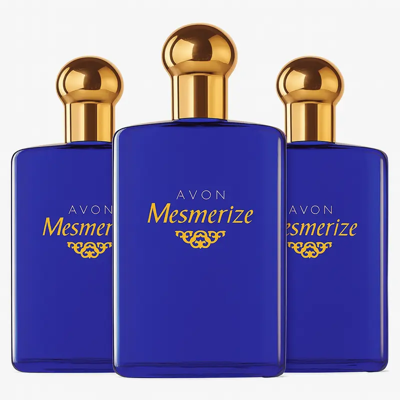 AVON Mesmerize Cologne 3.4 oz 3-Pack Gift Set for Men Long Lasting Woody Spicy Fragrance Classic Masculine Scent Unbeatable Value Convenience
