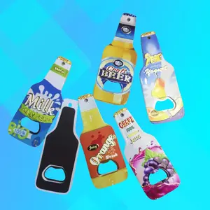 1pc Beer Bottle Opener Kitchen Restaurant Gift, Refrigerator Magnet Decoration, Perfect Present for Home Bar Accessories