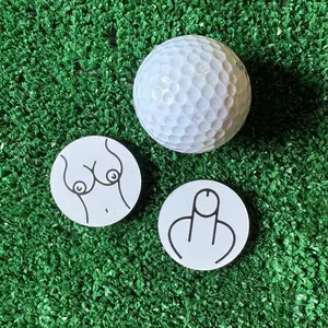 Golf Ball Markers Adam and Eve | Set of 2