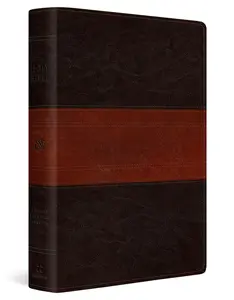 ESV Giant Print Personal Size Bible, Red Letter, Thumb Indexed (Trutone, Forest/Tan, Trail Design) -- Esv Bibles - Bible