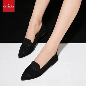 Women's Fashion Pointed Toe Flats, Casual Textile Shoes, Comfortable Non-Slip Rubber Sole, All Season Wear, Perfect for Work & Daily Use flat shoes