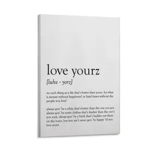 Love Yourz - J. Cole - printable quote, Music poster, Bedroom Decors, Gift for Mom, Birthday Gift Artwork