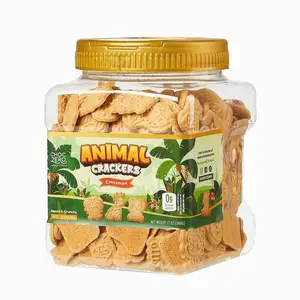 ChocZero Animal Crackers Cookies, Cinnamon Flavored, Gluten Free, Low Carb, No Added Sugar, 12 Ounce (Pack of 1)