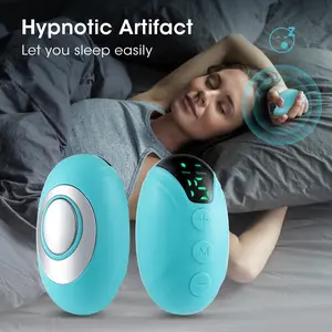 Handheld Sleep Aid Device Relieve Insomnia Instrument Help Sleep Night Anxiety Therapy Relaxatio Pressure Relief Sleep Device Steel Green