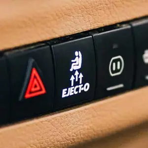 Eject-O, 3 size options, blank button decal sticker for blank or empty car buttons, EVDecals, Everything Vinyl Decals