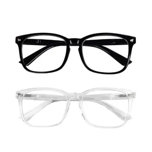 SUNVOES Blue Light Blocking Glasses For Women Men,Non-Prescription Eyeglasses Blue Light Lenses,Anti UV Ray Stylish Vintage Ultra-Light TR90 Square Frames To Reduce Digital Eyestrain/Glare 2026 Graduation Gifts Summervibes outdoorfun