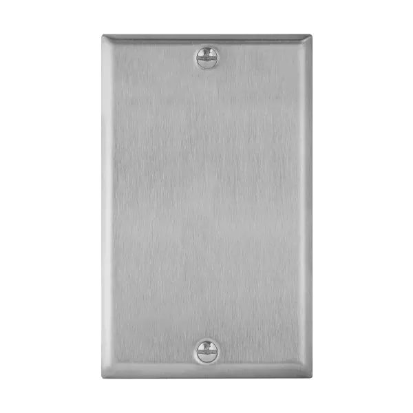 Enerlites Blank Cover One-Gang Metal Wall Plate – Mid-Size Enerlites Blank Cover One-Gang Metal Wall Plate – Mid-Size