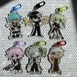 Soul Eater Acrylic Keychain Charms - Perfect for Itabags, Keys, and Accessorizing