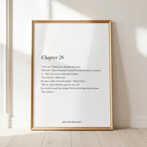 [Sale off up to 40%]-[FREE-SHIP] Heated Rivalry Quote Poster - Ilya Rozanov & Shane Hollander Wall Art - Hockey Romance Book Print - HR Merch