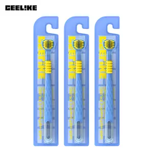 CEELIKE 3-Sided Toothbrush with Soft Bristles for Gentle Care & Travel-Friendly Design for Comprehensive Teeth and Gum Cleaning