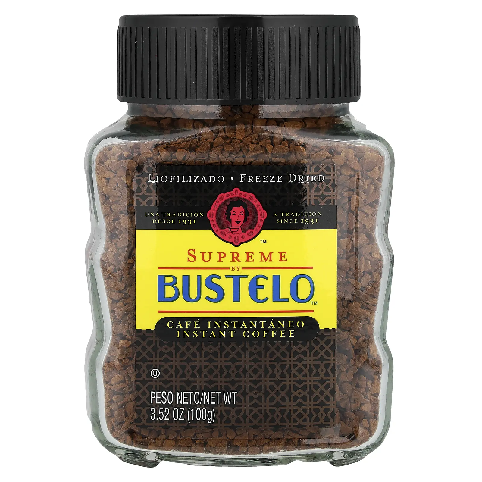 Café Bustelo Supreme by Bustelo™ Freeze Dried Instant Coffee, 3.52 oz (100 g)