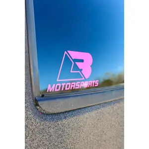 Pink Logo Decal 6x4