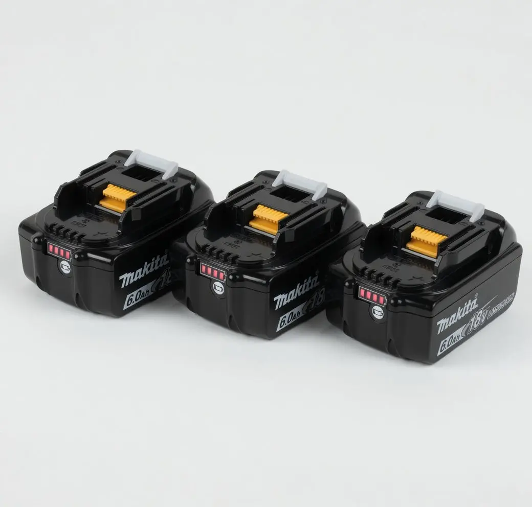 (3 Pack) Makita 18V LXT BL1860B 6.0Ah Lithium-Ion Battery – OEM High Capacity