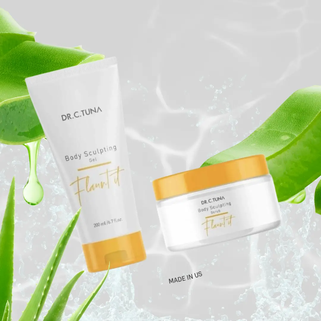 Flaunt It! Body Sculpting Gel & Scrub sets for women - Enhance Your Skin's Shape