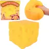 Jumbo Squishy Cheese Stress Ball - Unisex, BPA-Free, Non-Toxic, Slow-Rising Sensory Desk Fidget Buddy for Calming Stress & Anxiety Relief (Toys & Hobbies Classic & Novelty Toy)