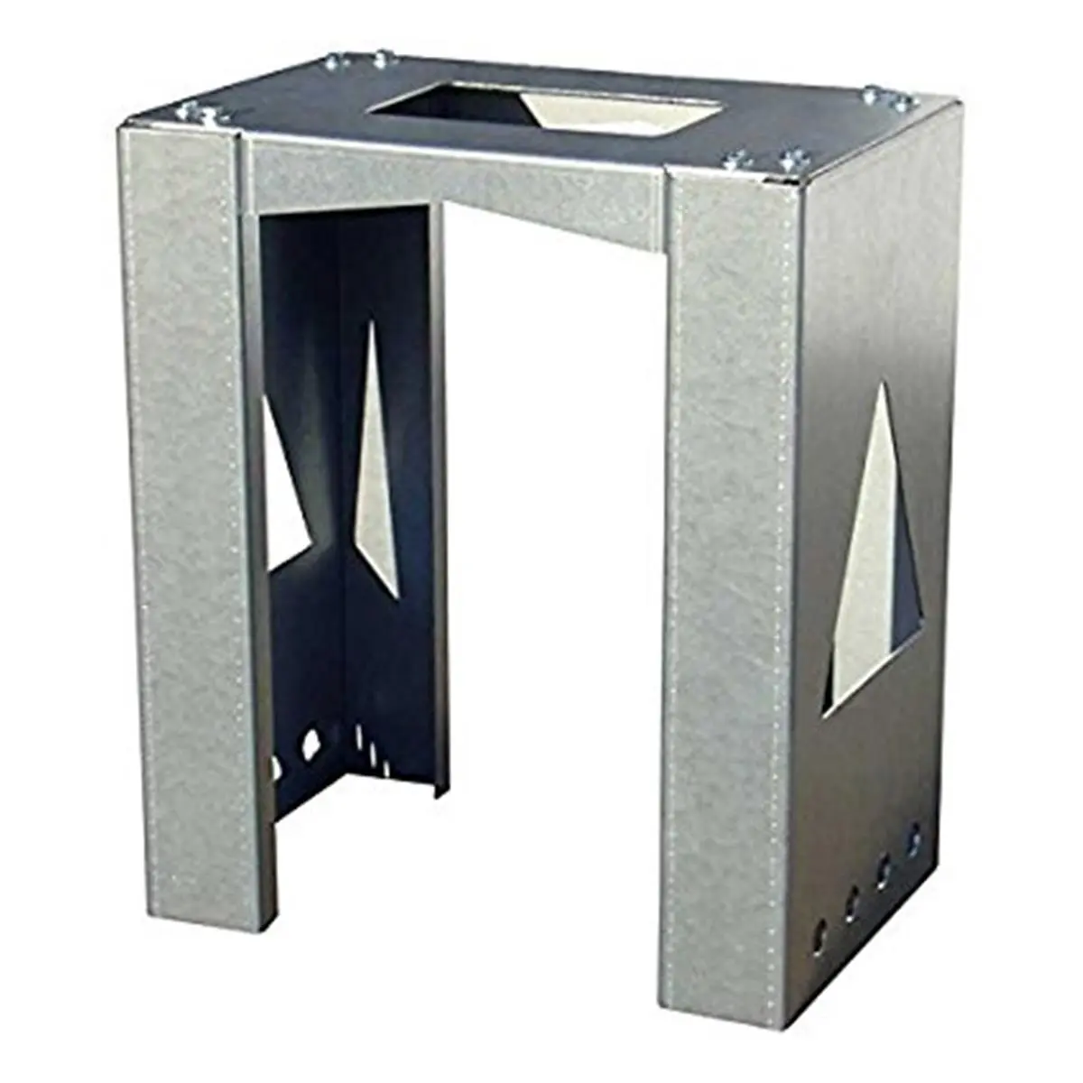 QualArc Small Mounting Base for Mail & Parcel Boxes - Gray, Designed for Direct Burial Mailbox Installation