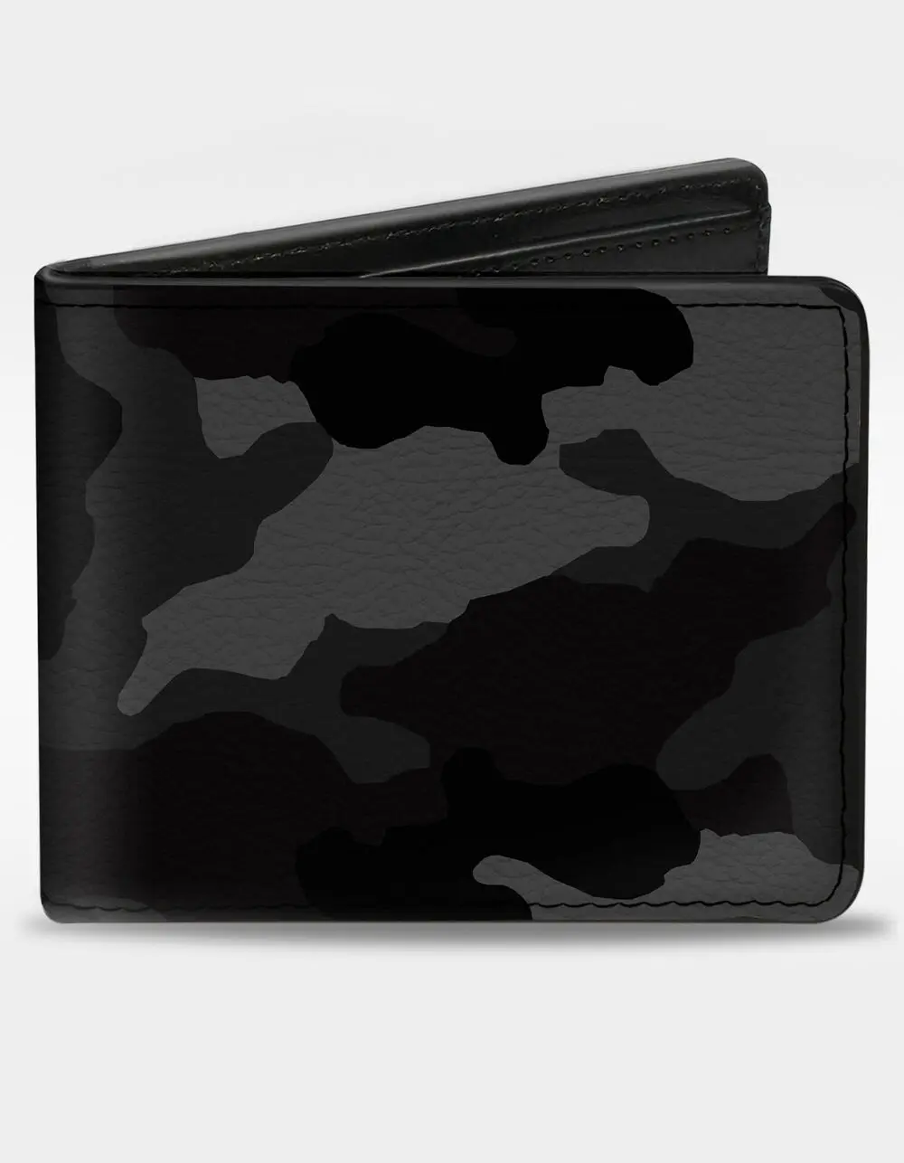 BUCKLE-DOWN  Mens Camo Charcoal Bifold Wallet, Multi-Colored