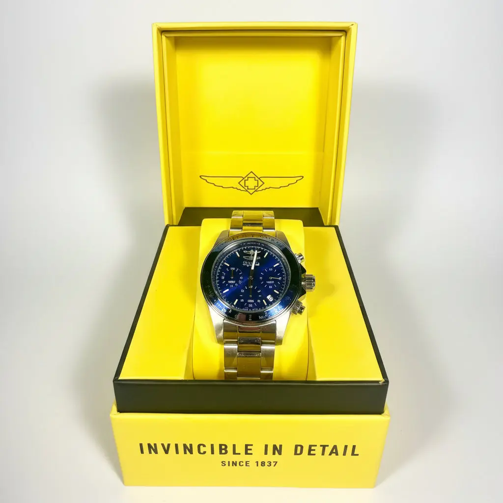 9329 Invicta Speedway Torvane Chronograph Men 39.5mm Stainless Steel Watch