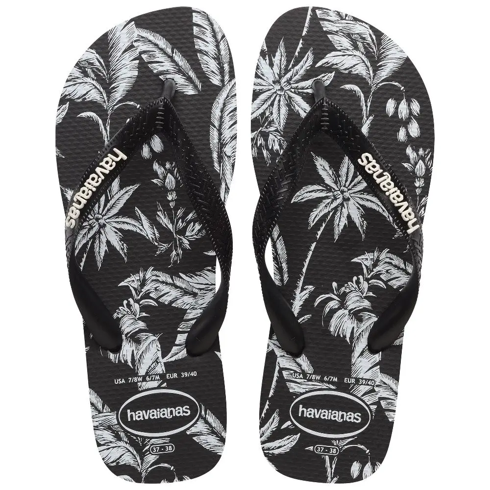 Havaianas Women's Logo Flip Sandals, Elegant, Classic, Slip On, No Heel, Pairs Well With Casual Outfits, Daily Fashion Footwear, Flat Rubber Sandals, Flip Flop Sandal