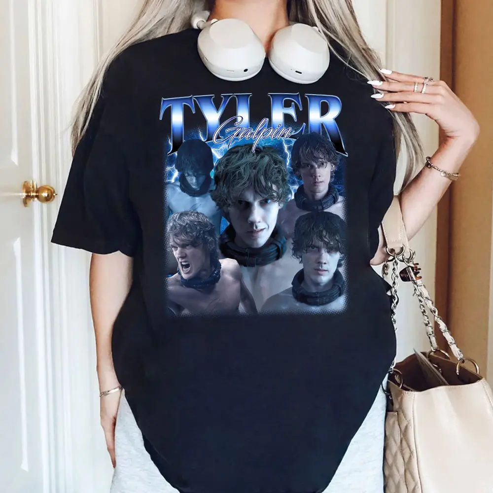 Vintage Tyler Galpin Unisex Tee Shirt, Tyler Galpin Wednesday Shirt, Wednesday Movie Lover