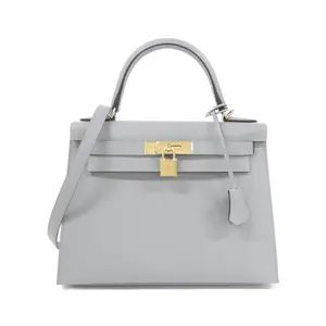 Pre-owned HERMÈS Calfskin Shoulder Bags Hermes Kelly28 Madam Bag