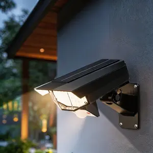 Solar Outdoor Light Motion Sensor, Waterproof Ip67, 4 Lighting Modes, Automatic On/off, Garden Path, Fence, Patio, Camping, Garage, Solar Floodlight