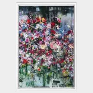 "THINGS BELOW"| Framed Canvas Print Wall Art