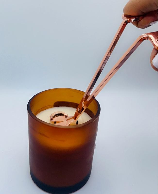 Polished Wick Trimmer, Premium Candle Scissors, Stainless Steel Wick Clipper Cutter