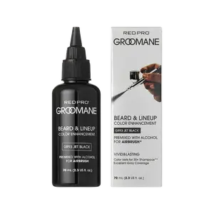 Red PRO Groomane Beard Lineup Color Enhancement – Premixed for Airbrush Use