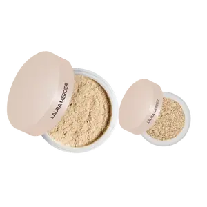 Laura Mercier Translucent Loose Setting Powder Ultra-Blur Duo Bundle - Flawless Long-Lasting Hydrating Setting Powder Perfection