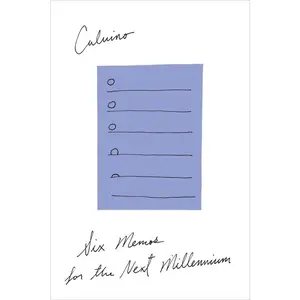Six Memos For The Next Millennium by Italo Calvino [Paperback Book]