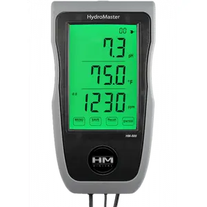 HM Digital HM-500 HydroMaster pH EC TDS Temperature Monitor - Rechargeable Continuous Tester