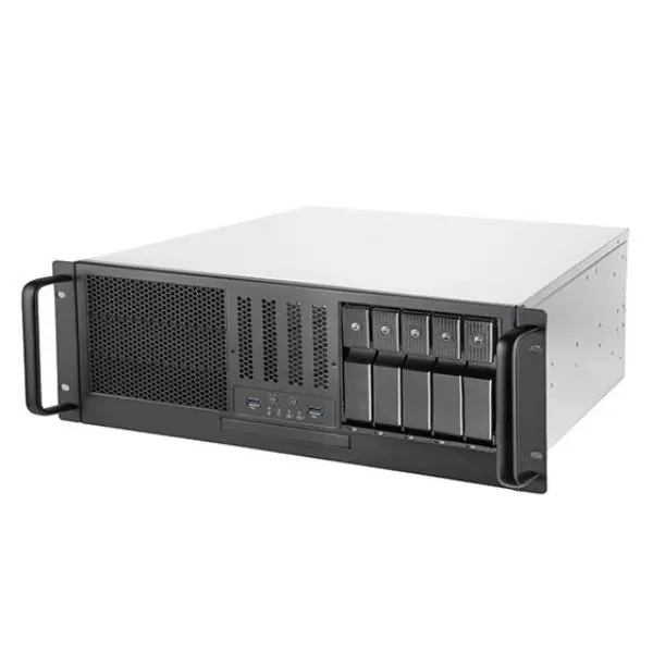SilverStone Technology RM41-H08 4U Rackmount Server Chassis with 3 x 5.25 in. Drive Bay, Ps2