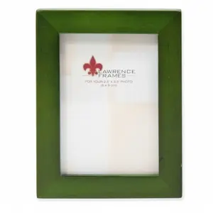 212 MAIN Modern Rectangular Wooden Frame, Green Home Decor Wall Mount Photo Frame - 0.67 in.