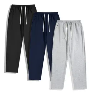 3-piece Set Suitable for All Seasons Men's Solid Color Drawstring Hanging Pants Gray Fashionable Casual Versatile Comfortable Loose Pants Street Style Men's Large Clothing Gray Fashionable Composite Soft Fabric Plain Pants  Menswear Trouser fall outfits