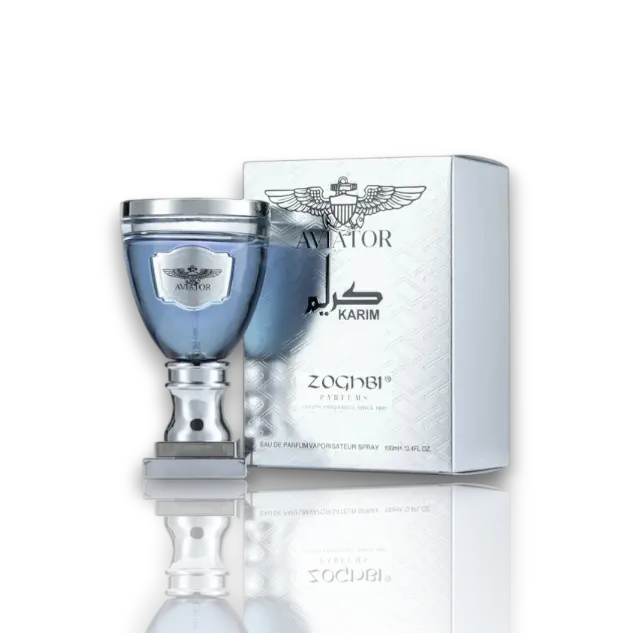 ZAKAT PARFUMS Aviator Karim Unisex Eau De Parfum, 100 ML Alcohol Base Fragrance with Sea Notes - Sea Salt & Grapefruit, for Unisex Wear