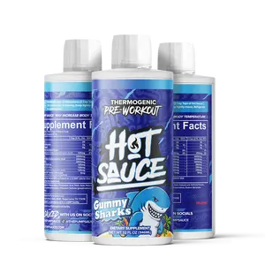 Pump Sauce Thermogenic Hot Sauce Pre-Workout Liquid Fitness Supplement, Electrolyte-Infused Endurance Aid with BHB, Edible Energy Boost, Prop 65 Safe, Electrolytes