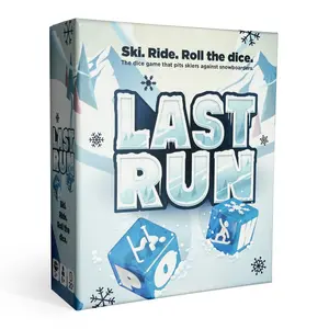 LAST RUN – Tabletop Dice Game | Fast, Fun, Portable Travel Game for Families, Friends & Après Get-Togethers | Unique Ski Gift & Lodge Souvenir