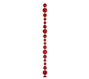60" Ball Ornament Garland by Valerie