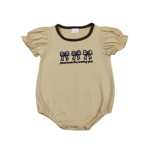 Baby Girl Clothes Girl Summer Bubble Bows Camo Newborn Baby Onesie