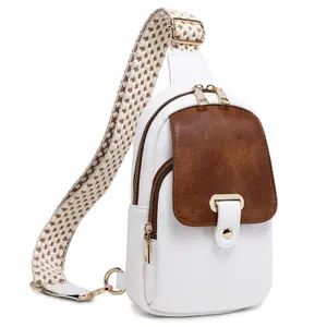 MYHOZEE Crossbody Bags for Women - Autumn Fashion Small Sling Purse Shoulder Backpack Fanny Pack Leather Travel Trendy Causal Chest Bum Bag Cross Body Wallet Diaper bag