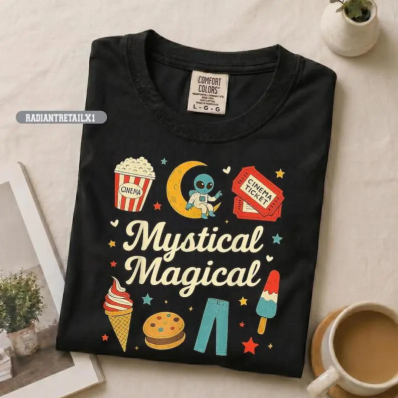 Mystical Magical Retro Aesthetic Space Gifts Men Women Shirt