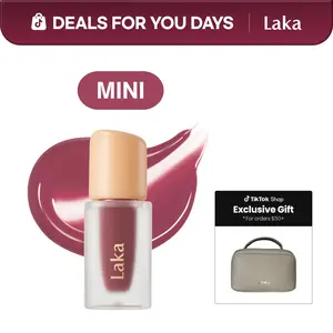 [Laka] Mini Fruity Glam Tint — Glossy Lip Tint with a Lightweight, Non-Sticky Feel, 99 Shades