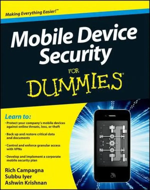 USED Book - Mobile Device Security For Dummies by Rich Campagna (Paperback) - english