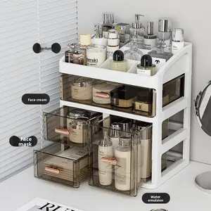 Transparent Multi-Layer Storage Box with Drawers, Cosmetic & Jewelry Organizer, Perfect Gift for Beauty Enthusiasts & Women