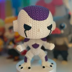 Freezer Figure 6.5” Crochet-Style freezer | dragon ball z  Inspired